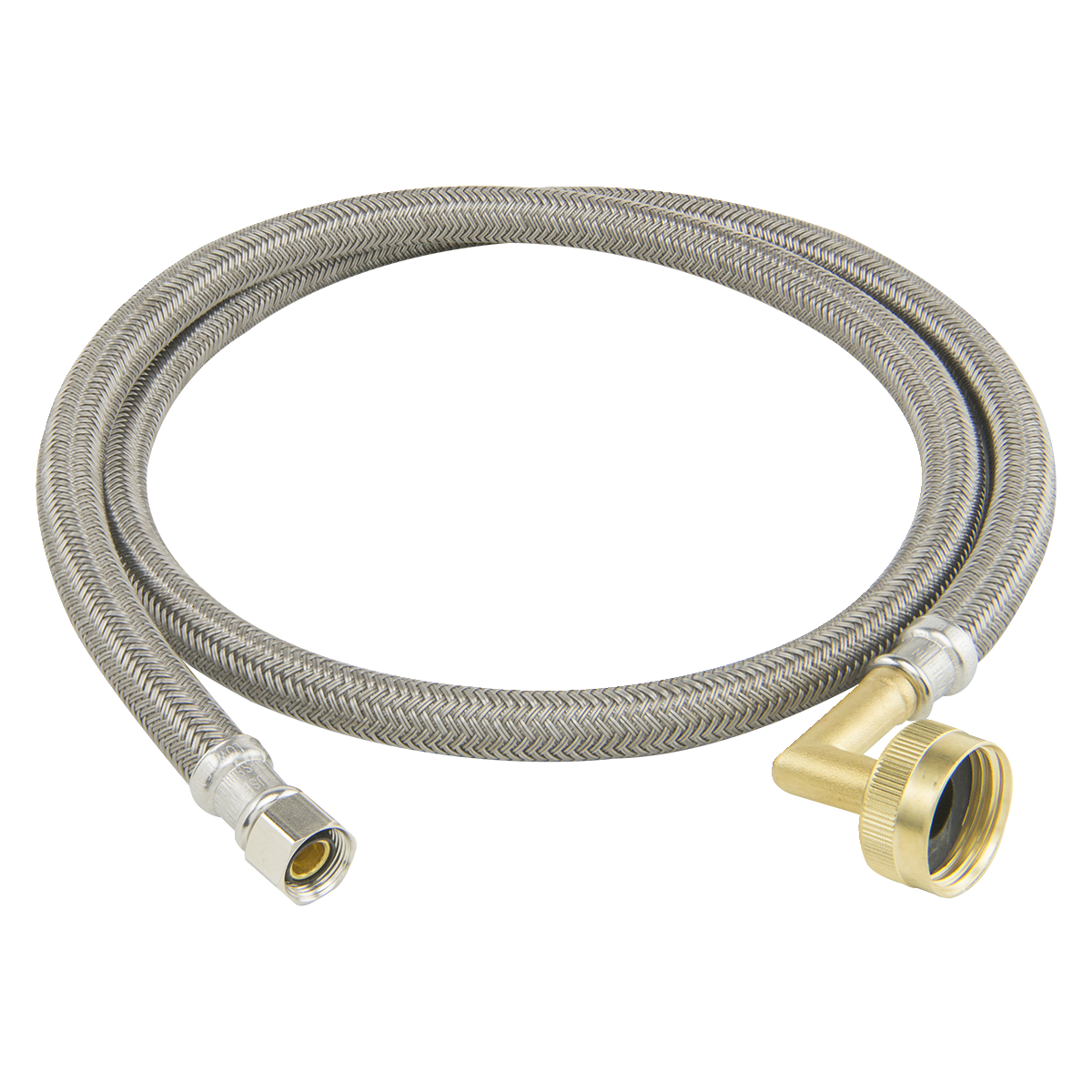 3/8 in. Comp x 3/4 in. Garden Hose Elbow (Crimped) BrassCraft